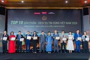 GENERALI VIỆT NAM ĐƯỢC VINH DANH TOP 10 SẢN PHẨM – DỊCH VỤ TIN DÙNG VIỆT NAM 2024 VỚI VITA – SỨC KHỎE VÀNG