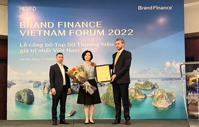 Vinamilk là thương hiệu thực phẩm có giá trị nhất Việt Nam