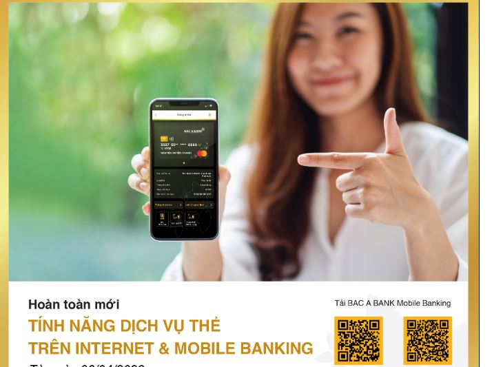 Bắc Á Bank nâng cấp dịch vụ Thẻ trên kênh ngân hàng điện tử