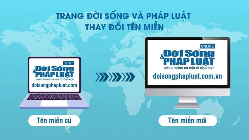 Trang Đời sống & Pháp luật đổi tên miền