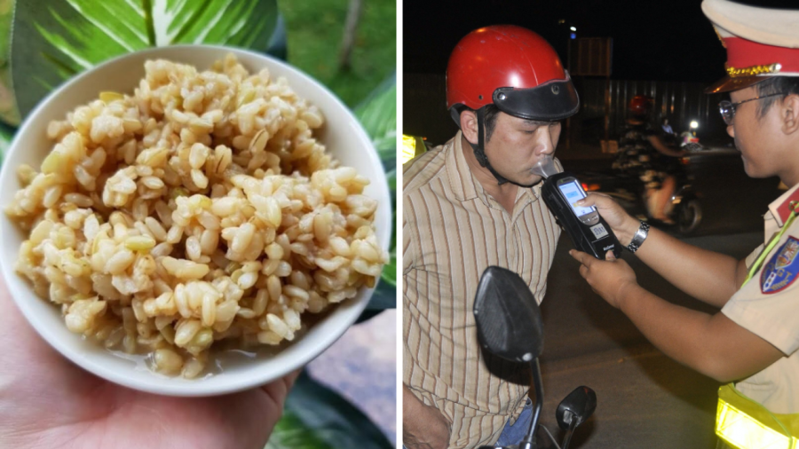 Ăn cơm rượu nếp có dính nồng độ cồn khi lái xe hay không?