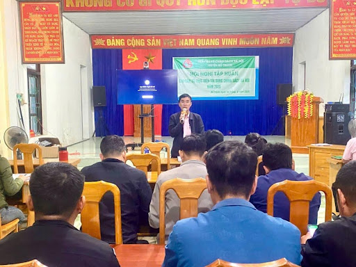 Tập huấn nghiệp vụ tín dụng chính sách năm 2025 cho các tổ chức Hội Đoàn thể: Hội Nông dân, Hội Phụ nữ, Hội Cựu chiến binh, Đoàn Thanh Niên