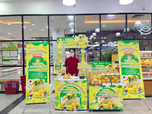 Khai mạc sự kiện “Quảng bá dưa vàng nhập khẩu từ Hàn Quốc” tại hệ thống K-Market